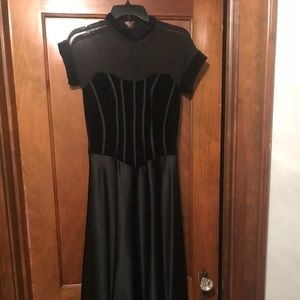 Long classic back dress